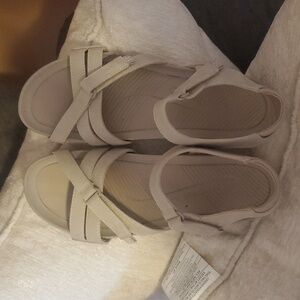 BareTraps Cream Sandals